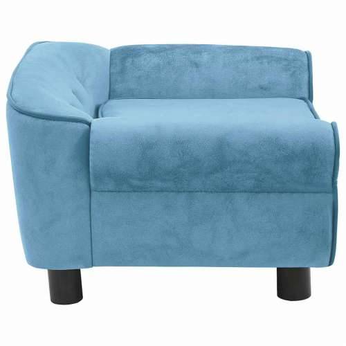 Sofa za pse tirkizna 72 x 45 x 30 cm plišana - Tirkizna Cijena