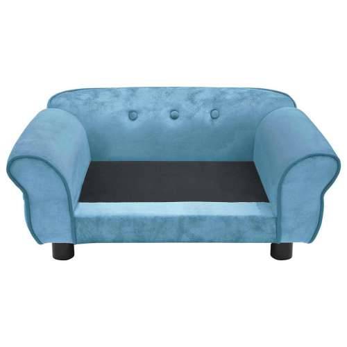 Sofa za pse tirkizna 72 x 45 x 30 cm plišana - Tirkizna Cijena