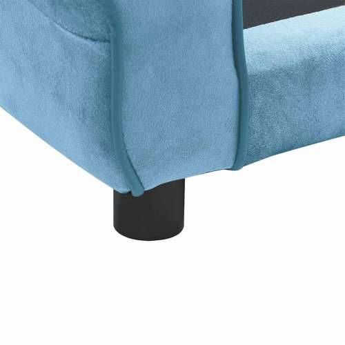 Sofa za pse tirkizna 72 x 45 x 30 cm plišana - Tirkizna Cijena