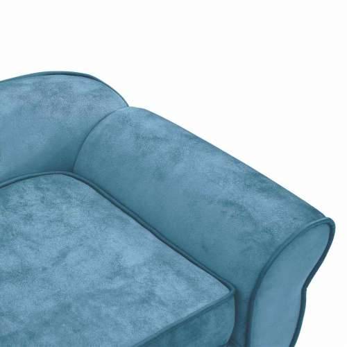 Sofa za pse tirkizna 72 x 45 x 30 cm plišana - Tirkizna Cijena