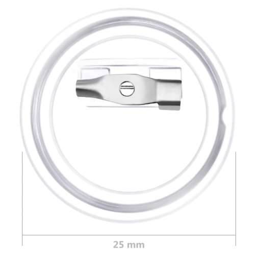 Set gumba za značke sa sigurnosnim iglama 100 kom akrilni 25 mm - 25 mm Cijena