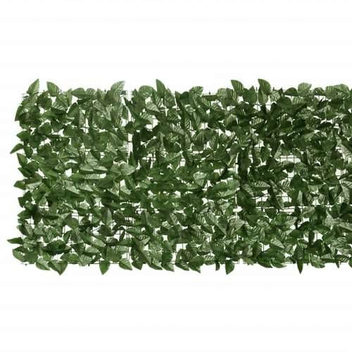 Balkonski zastor s tamnozelenim lišćem 300 x 75 cm Cijena