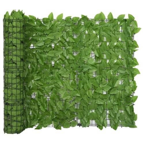 Balkonski zastor sa zelenim lišćem 300 x 100 cm Cijena