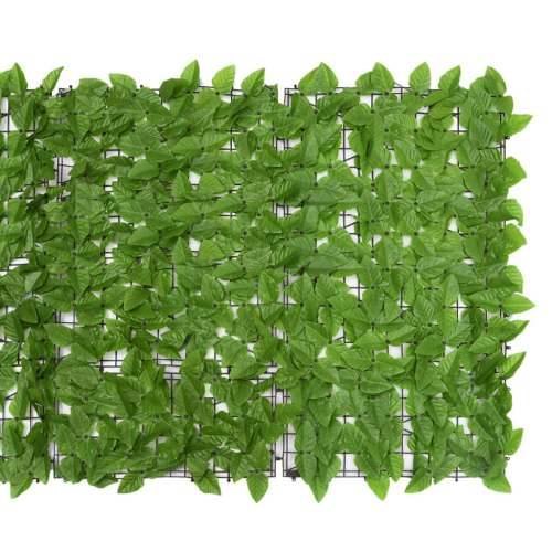 Balkonski zastor sa zelenim lišćem 500 x 100 cm Cijena