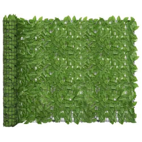 Balkonski zastor sa zelenim lišćem 300 x 150 cm Cijena