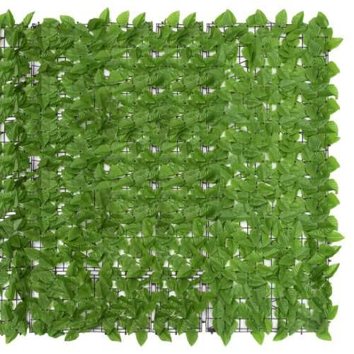Balkonski zastor sa zelenim lišćem 400 x 150 cm - Zelena 400 x 150 cm 1 Cijena