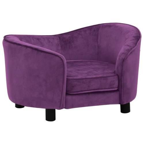 Sofa za pse bordo 69 x 49 x 40 cm plišana - Tamno crvena Cijena