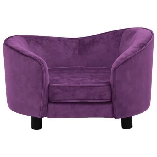 Sofa za pse bordo 69 x 49 x 40 cm plišana - Tamno crvena Cijena