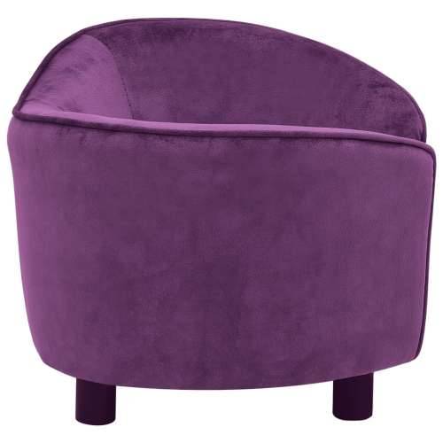 Sofa za pse bordo 69 x 49 x 40 cm plišana - Tamno crvena Cijena