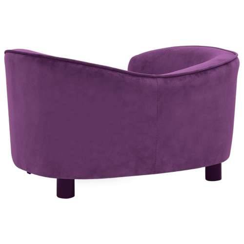 Sofa za pse bordo 69 x 49 x 40 cm plišana - Tamno crvena Cijena