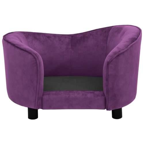 Sofa za pse bordo 69 x 49 x 40 cm plišana - Tamno crvena Cijena