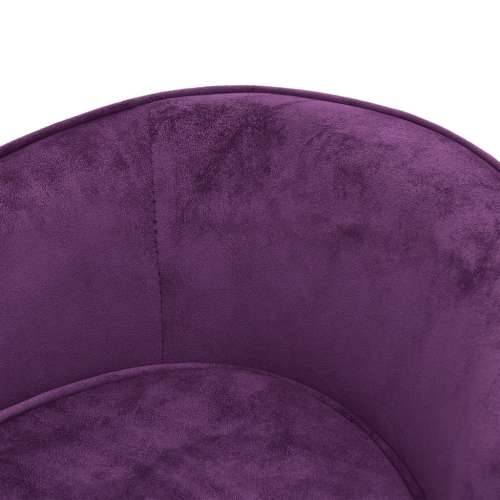 Sofa za pse bordo 69 x 49 x 40 cm plišana - Tamno crvena Cijena