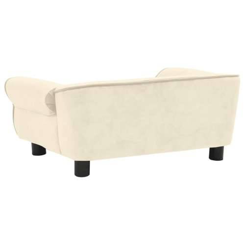 Sofa za pse krem 72 x 45 x 30 cm plišana Cijena