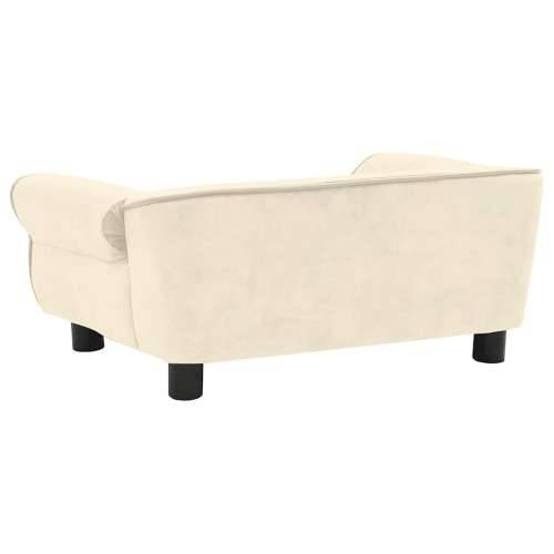 Sofa za pse krem 72 x 45 x 30 cm plišana - Krema Cijena