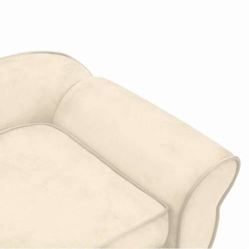 Sofa za pse krem 72 x 45 x 30 cm plišana - Krema Cijena