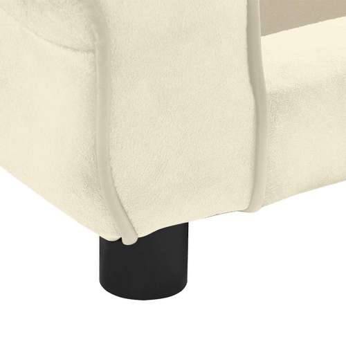 Sofa za pse krem 72 x 45 x 30 cm plišana - Krema Cijena