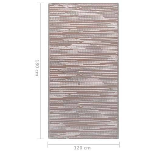 Vanjski tepih ARAKIL smeđi 120x180 cm PP - Smeđa 120 x 180 cm 1 Cijena