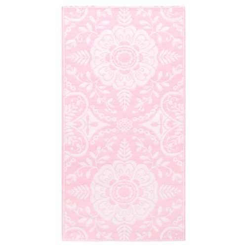 Vanjski tepih ružičasti 160 x 230 cm PP