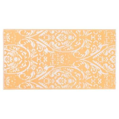 Vanjski tepih narančasto-bijeli 80 x 150 cm PP Cijena