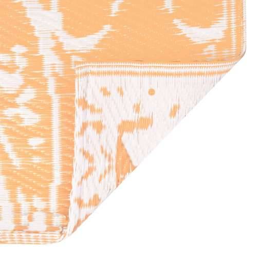 Vanjski tepih narančasto-bijeli 80 x 150 cm PP Cijena