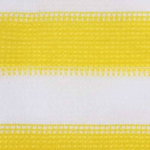 Balkonski zastor žuto-bijeli 120 x 500 cm HDPE - Žuta i bijela 120 x 500 cm Cijena