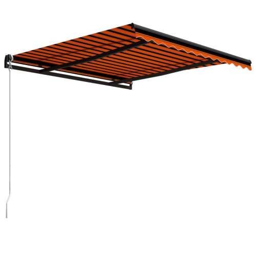 Tenda na ručno uvlačenje 350 x 250 cm narančasto-smeđa - Šareni 350 x 250 cm 1 Cijena