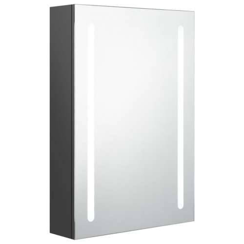 LED kupaonski ormarić s ogledalom sivi 50 x 13 x 70 cm - Siva 50 x 13 x 70 cm 1 Cijena