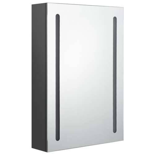 LED kupaonski ormarić s ogledalom sivi 50 x 13 x 70 cm - Siva 50 x 13 x 70 cm 1 Cijena