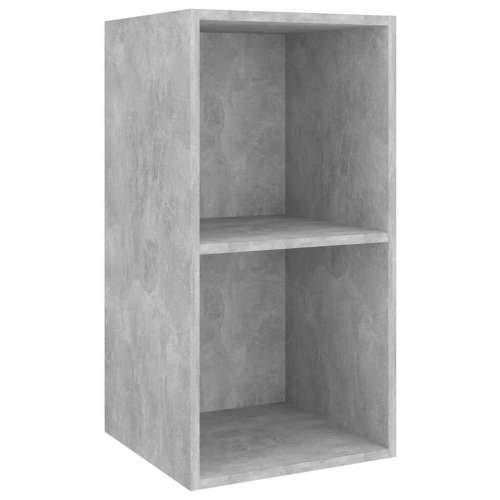 Zidni TV ormarić boja betona 37x37x72 cm od konstruiranog drva - Beton siva 1 72 cm Cijena
