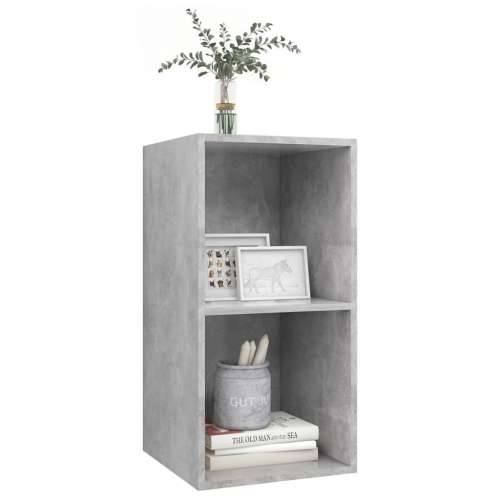 Zidni TV ormarić boja betona 37x37x72 cm od konstruiranog drva - Beton siva 1 72 cm Cijena