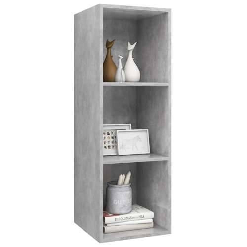 Zidni TV ormarić boja betona 37x37x107 cm od konstruiranog drva - Beton siva 1 107 cm Cijena