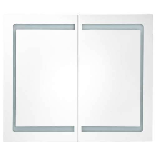 LED kupaonski ormarić s ogledalom 80 x 12,2 x 68 cm Cijena