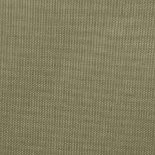Jedro za zaštitu od sunca od tkanine Oxford trokutasto 5 x 7 x 7 m bež - Bež 5 x 7 x 7 m 1 Cijena