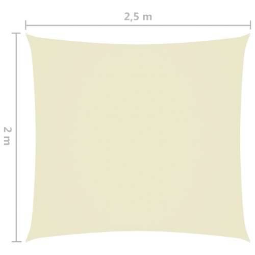 Jedro protiv sunca od tkanine Oxford pravokutno 2 x 2,5 m krem Cijena