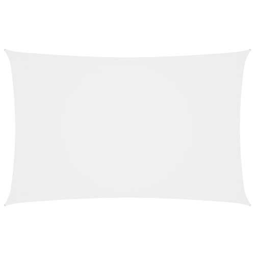 Jedro protiv sunca od tkanine Oxford pravokutno 2x4,5 m bijelo