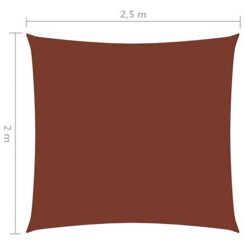 Jedro za zaštitu od sunca od tkanine pravokutno 2 x 2,5 m terakota - Terakota 2 x 2.5 m 1 Cijena