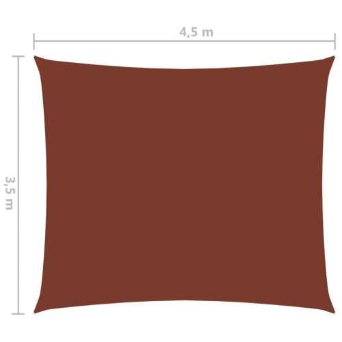Jedro za zaštitu od sunca od tkanine pravokutno 3,5 x 4,5 m terakota - Terakota 3.5 x 4.5 m 1 Cijena