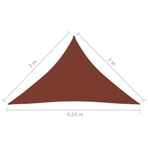 Jedro za zaštitu od sunca od tkanine trokutasto 3x3x4,24 m terakota - Terakota 3 x 3 x 4.24 m 1 Cijena