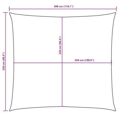 Jedro za zaštitu od sunca od tkanine pravokutno 2,5 x 3 m tamnozeleno - Tamnozelena 2.5 x 3 m 1 Cijena