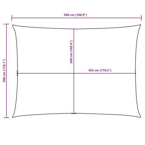 Jedro za zaštitu od sunca od tkanine pravokutno 3 x 5 m tamnozeleno - Tamnozelena 3 x 5 m 1 Cijena
