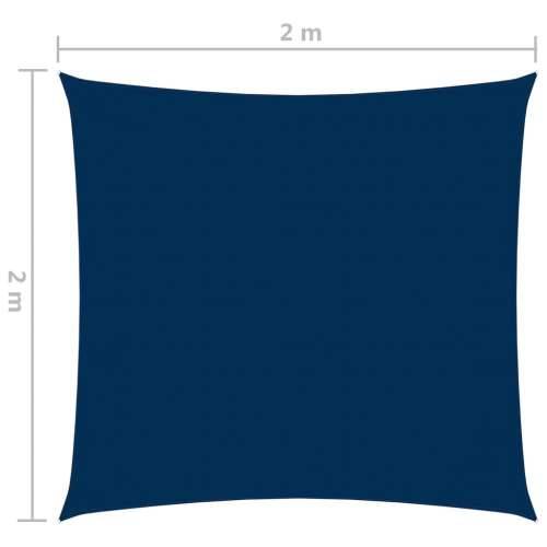 Jedro za zaštitu od sunca od tkanine Oxford četvrtasto 2 x 2 m plavo - Plava 2 x 2 m 1 Cijena