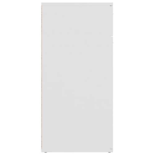 Komoda bijela 80 x 36 x 75 cm od konstruiranog drva - Bijela 1 80 cm Cijena