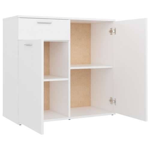 Komoda bijela 80 x 36 x 75 cm od konstruiranog drva - Bijela 1 80 cm Cijena