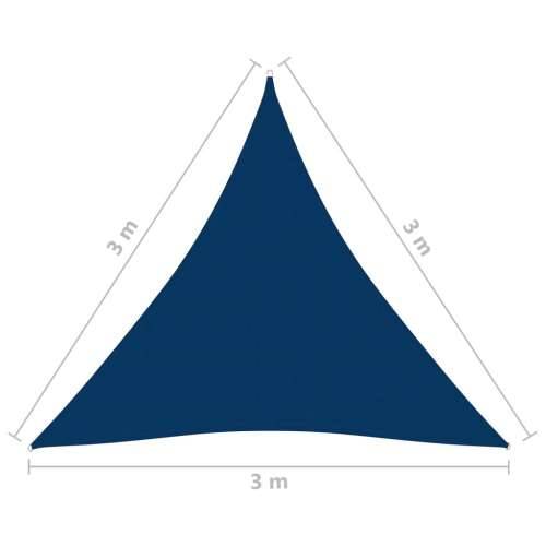 Jedro za zaštitu od sunca od tkanine Oxford trokutasto 3x3x3 m plavo - Plava 3 x 3 x 3 m 1 Cijena