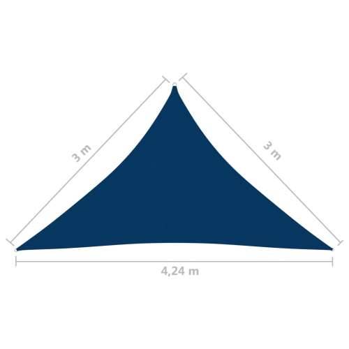 Jedro za zaštitu od sunca od tkanine trokutasto 3 x 3 x 4,24 m plavo - Plava 3 x 3 x 4.24 m 1 Cijena