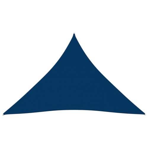 Jedro za zaštitu od sunca od tkanine Oxford trokutasto 4x5x5 m plavo  - Plava 4 x 5 x 5 m 1 Cijena