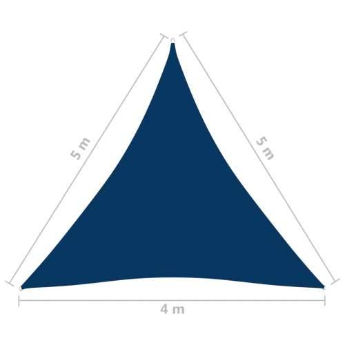 Jedro za zaštitu od sunca od tkanine Oxford trokutasto 4x5x5 m plavo  - Plava 4 x 5 x 5 m 1 Cijena