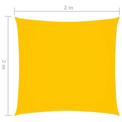 Jedro za zaštitu od sunca od tkanine Oxford četvrtasto 2 x 2 m žuto - Žuta 2 x 2 m 1 Cijena