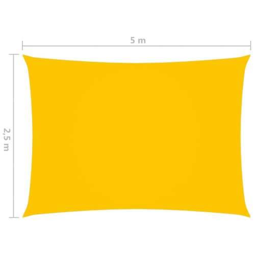 Jedro za zaštitu od sunca od tkanine Oxford pravokutno 2,5 x 5 m žuto - Žuta 2.5 x 5 m 1 Cijena