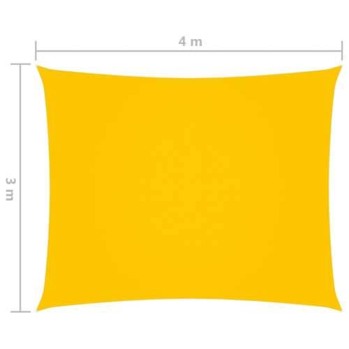 Jedro za zaštitu od sunca od tkanine Oxford pravokutno 3 x 4 m žuto - Žuta 3 x 4 m 1 Cijena